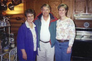 Family Photo of Father, Mother and Daughter