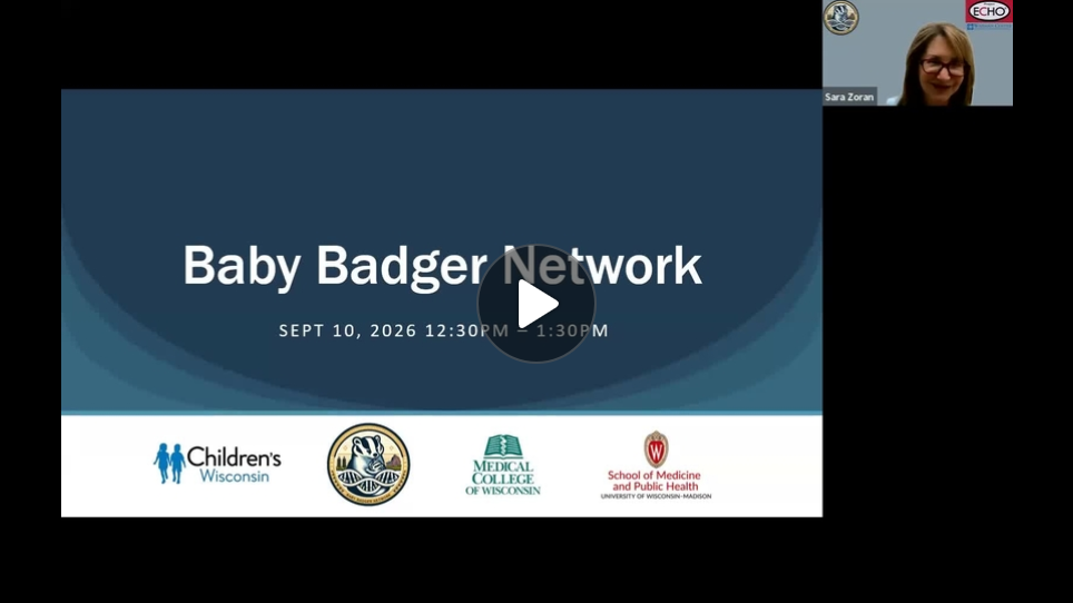 Still of initial video of Knowledge Burst : The Neonatal Dysmorphology Exam